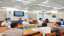 Senior officers meeting taken by Secretary on implementation strategy of PMMSY